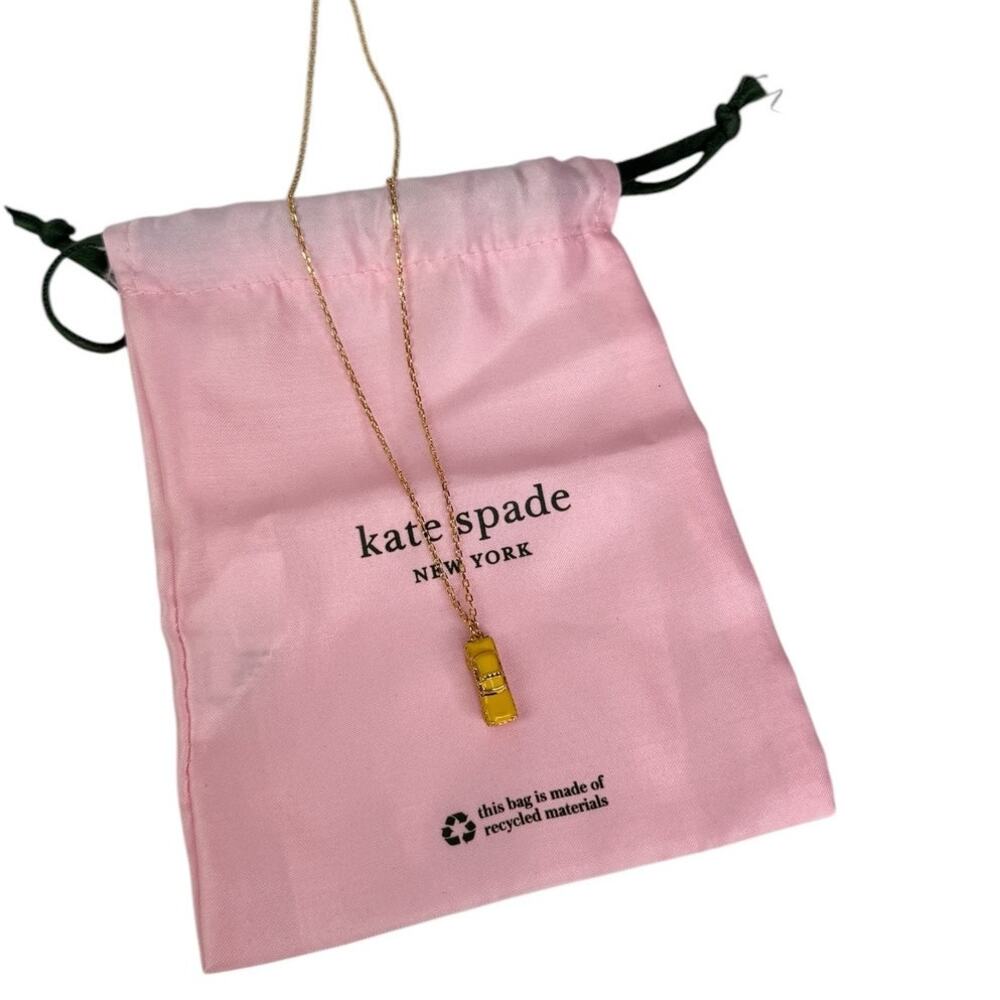 Kate Spade Hit The City Taxi Pendant Necklace